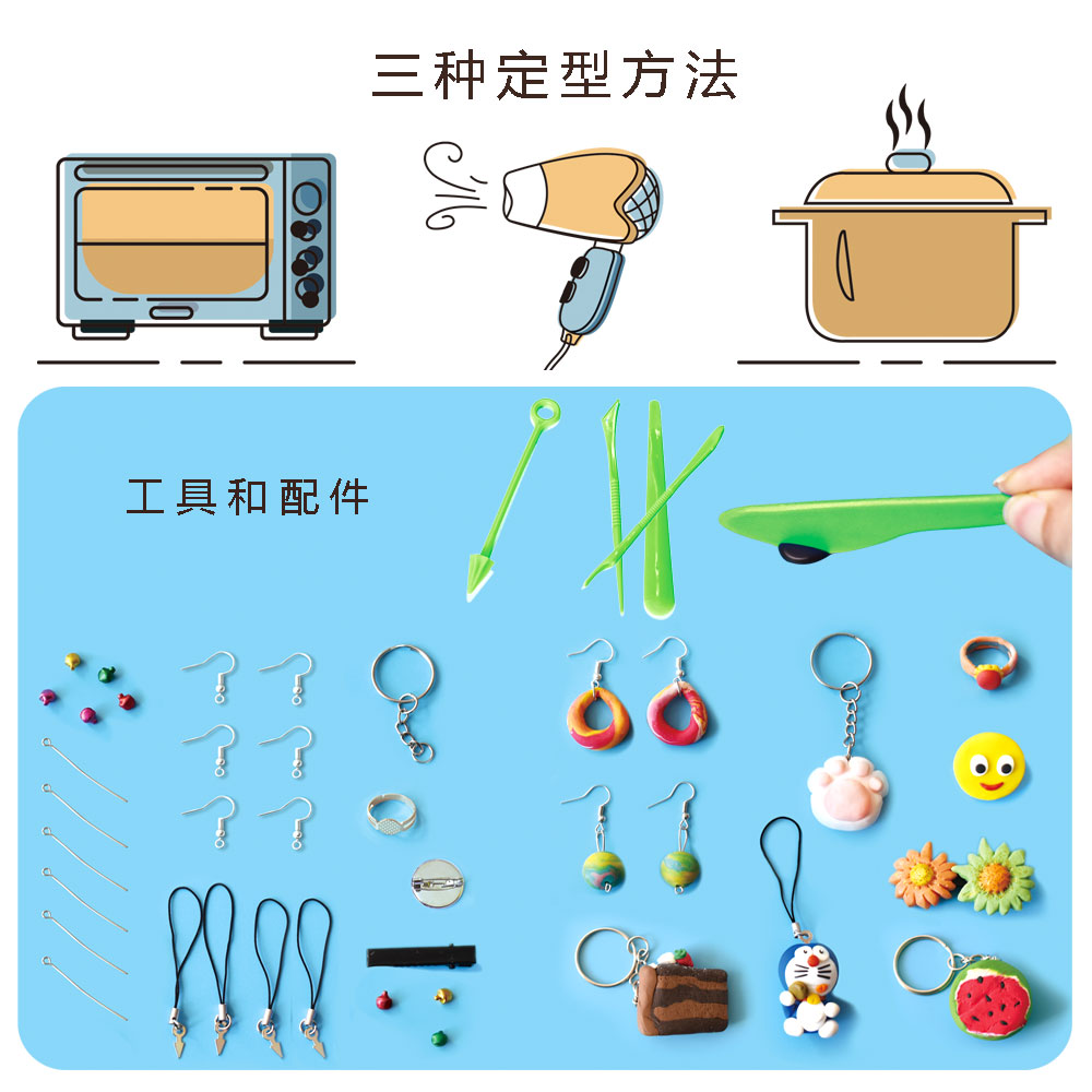 软陶_MS-4024A#MS-4012A(12色/24色X20克+工具+配件+说明+旅行塑料盒装）