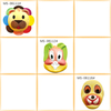 纸面具_动物面具_MS-06111#