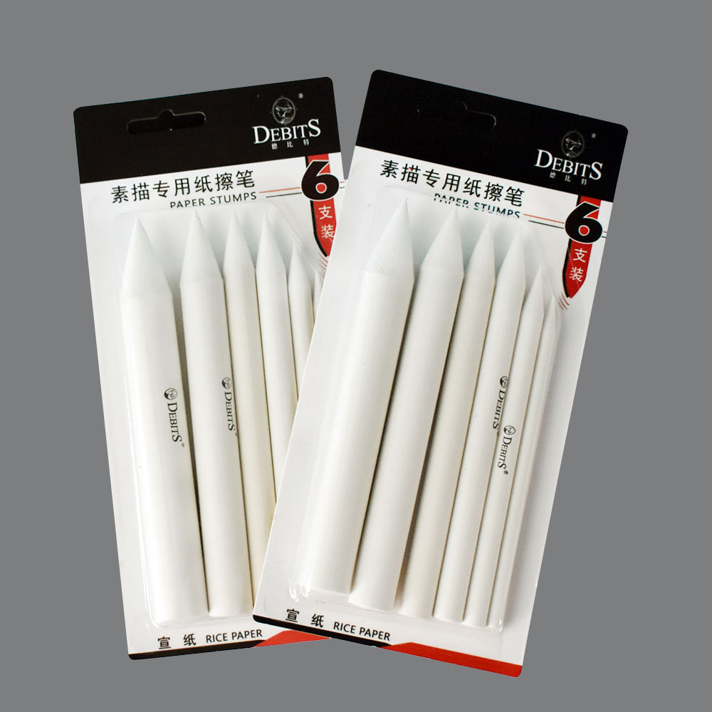 纸擦笔（白宣吸卡）_DBT-1405K-6#（6支装）单尖