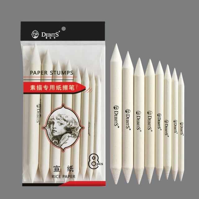 纸擦笔（白宣）_DBT-1406-8#（8支装）双尖