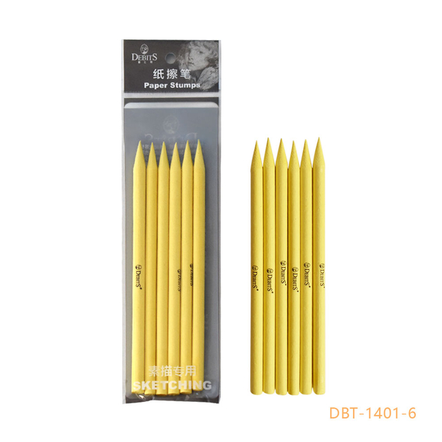 纸擦笔（黄宣）_DBT-1401-6#（6支装）单尖