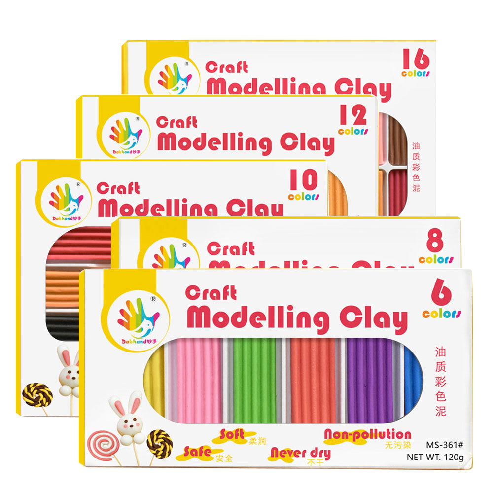 塑型彩泥_MS-365#MS-364#MS-363#MS-362#MS-361（油质材料）（十六色彩泥套装）