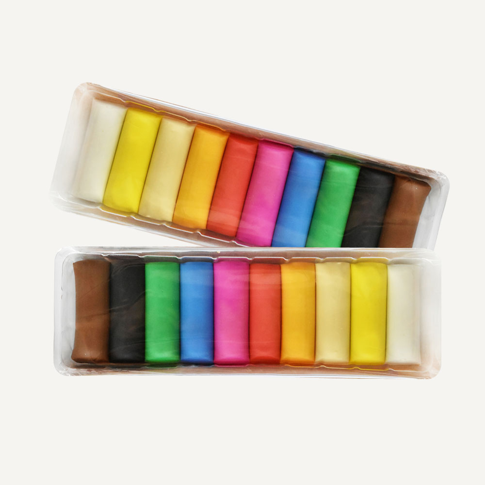 塑型彩泥_MS-221（橡胶材质）（10椭圆纸盒套装）