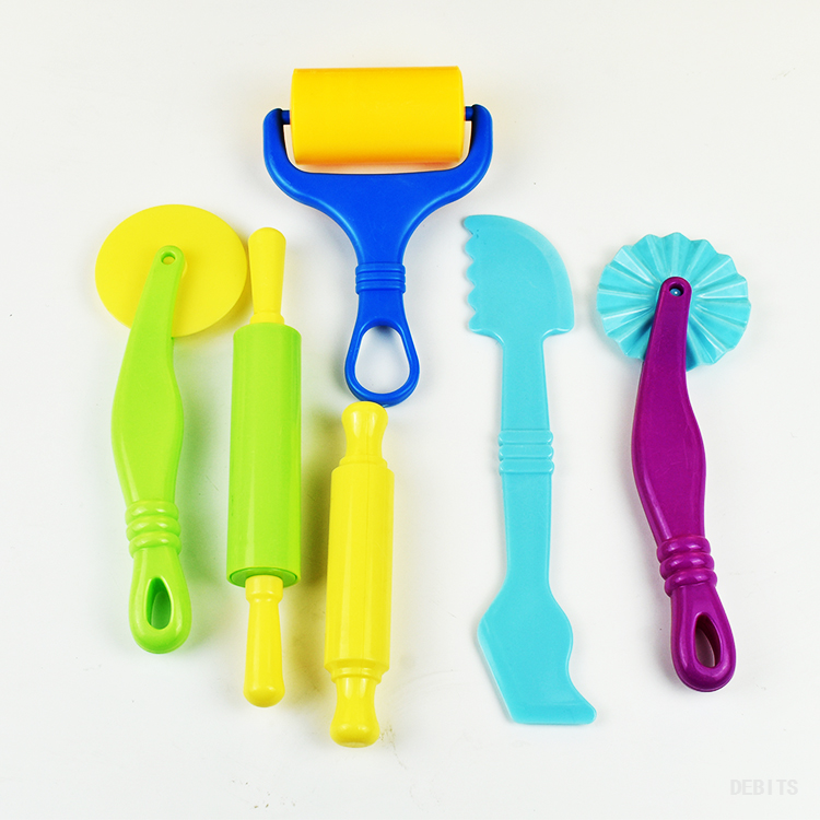 彩泥工具_MS-T7_ 擀面杖及刀具6件套