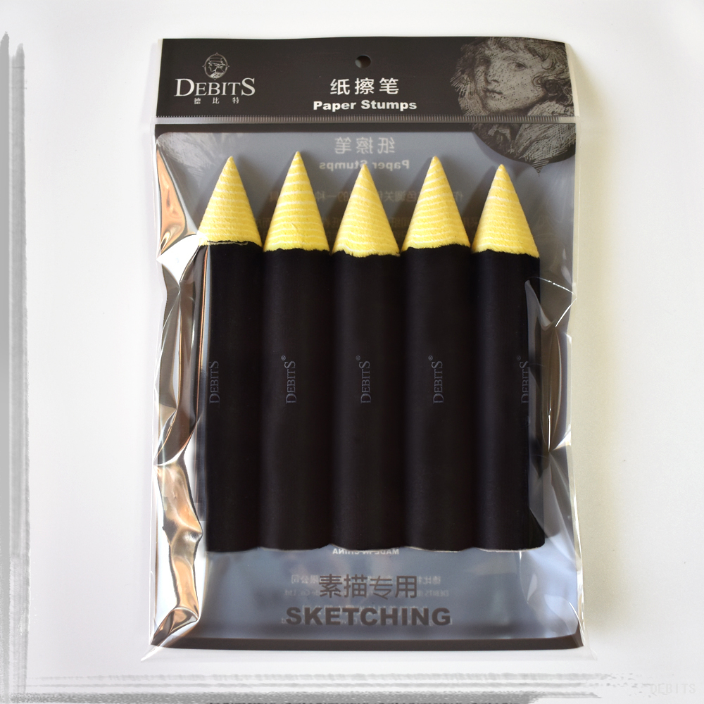 纸擦笔（黄白宣）_DBT-1404-4#（黑皮螺旋笔）