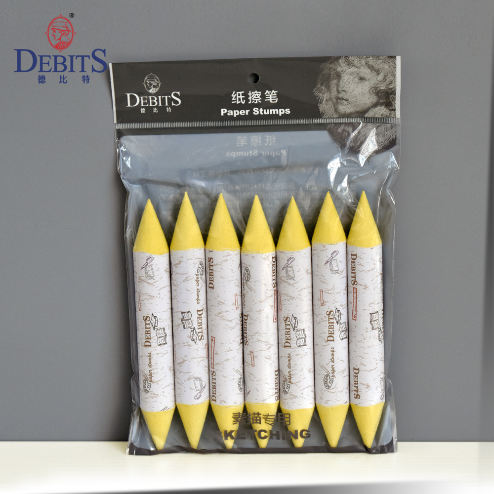 纸擦笔（黄宣）_DBT-1402-20-7#（直径20mm，双尖7支套装）