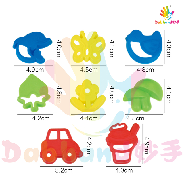 彩泥工具_MS-T5_镂空印模8件套装