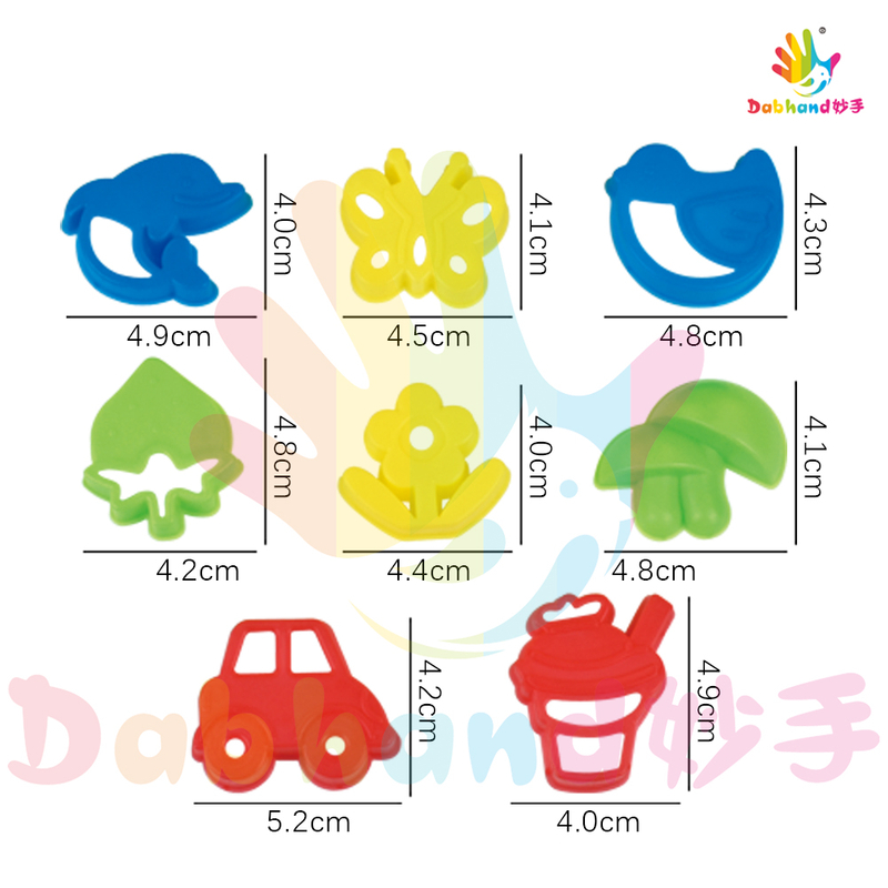 彩泥工具_MS-T5_镂空印模8件套装