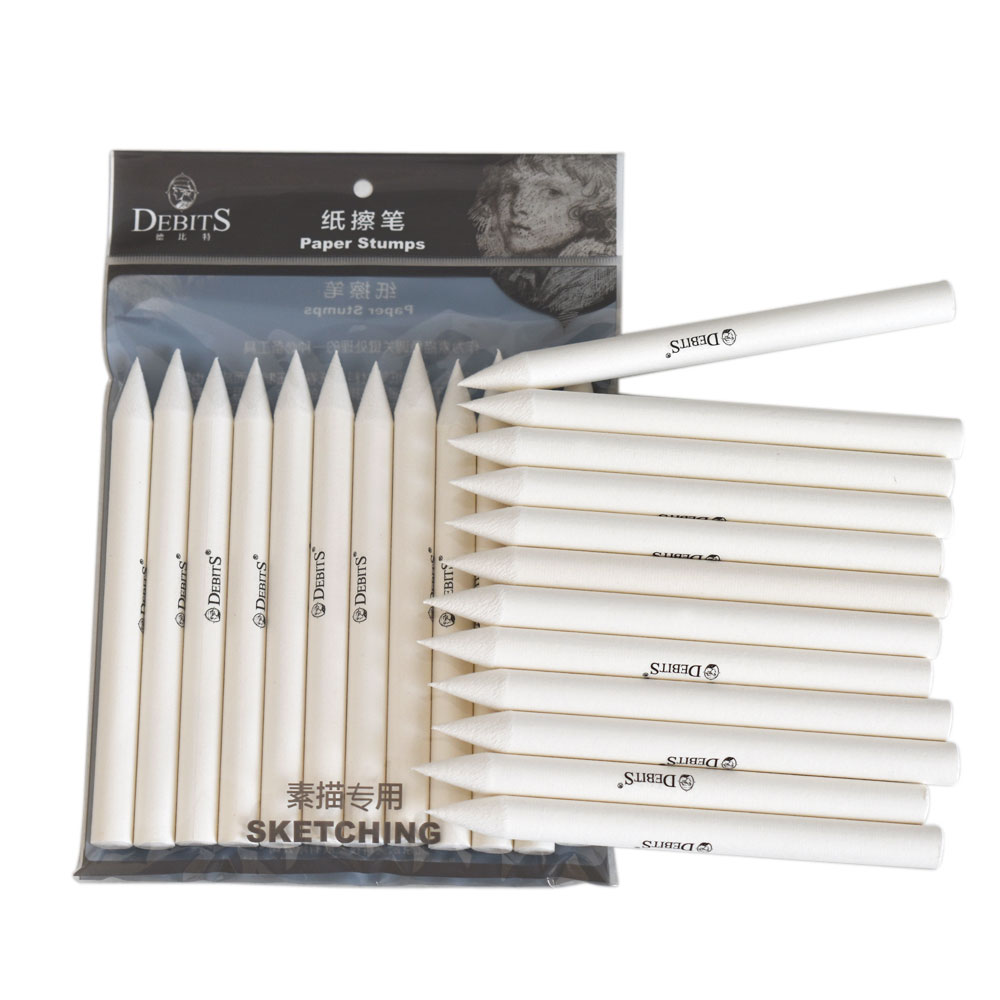纸擦笔（白宣）_DBT-1405T-12#（直径11mm，单尖12支套装）