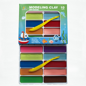 塑型彩泥_MS-363#（油质材料）（十色彩泥套装）