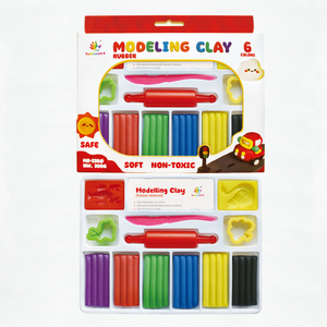 塑型彩泥_MS-226（橡胶材质）（6色压痕纸盒中套装）