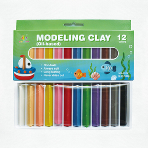 塑型彩泥_MS-320#（油质材料）(12色套装）
