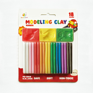 塑型彩泥_MS-290#（橡胶材质）（18色圆柱状+3印模吸卡）