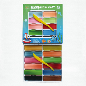 塑型彩泥_MS-364#（油质材料）（十二色彩泥套装）