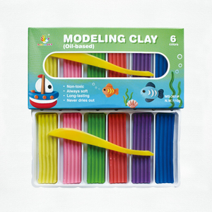 塑型彩泥_MS-361#（油质材料）（六色彩泥套装）
